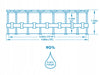 Bestway Frame Garden baseinas 488x122cm, 19480 litrai