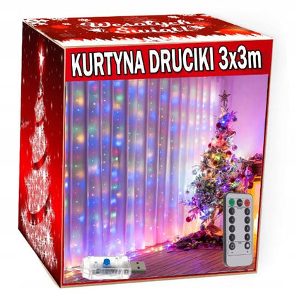LED užuolaidos 3m x 3m