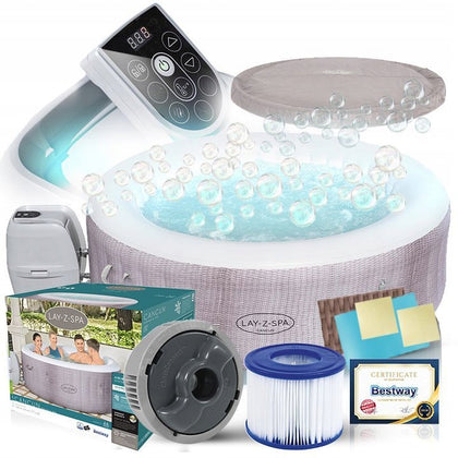 Pripučiama sūkurinė vonia HIDROMASSAGE BESTWAY Lay-Z- SPA 669 litrai