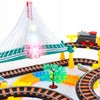 Elektrinis traukinys su bėgiais ir Automobilių lenktynių trasa Kinderplay