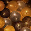 30LED Medvilniniai kamuoliukai