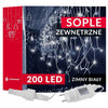 200 mikro LED Kalėdinė girlianda - varvekliai