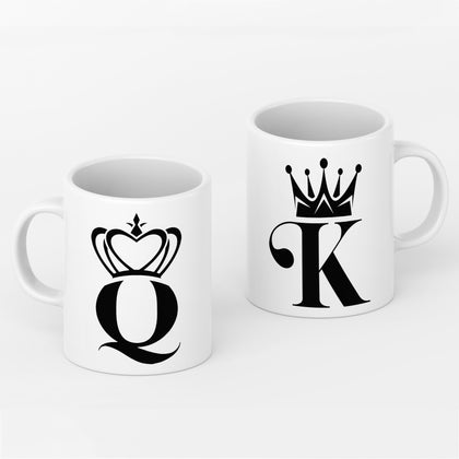 KING QUEEN Puodelių rinkinys