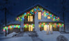 200 LED RGB kalėdinė girlianda - užuolaida