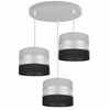 Modernus pakabinamas šviestuvas Light Home Elegance tamsiai pilka-juoda