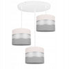 Modernus pakabinamas šviestuvas Light Home Elegance tamsiai pilka-juoda