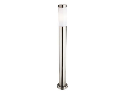 Sodo šviestuvas stulpelis Luminova E27 90 cm sidabrinis