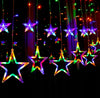 138 LED girliandų užuolaidos, Žvaigždės