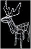 LED šiaurės elnias 80x97x42cm