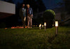 Apšvietimo stulpas Ledvnace su integruotu LED šaltiniu 36,5 cm sidabrinis, A++,