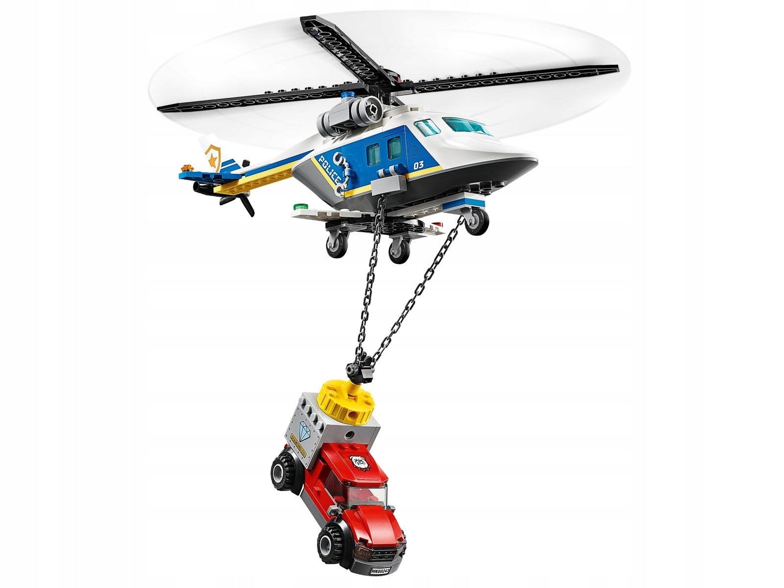 LEGO City 60243 policijos sraigtasparnis 5+
