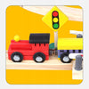 Medinis traukinys LandToys