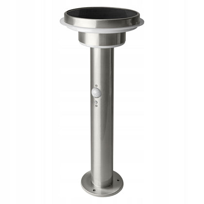 Spšvietimo stulpas Ledvance su saulės baterija ir judesio jutikliu, 40cm, sidabrinis