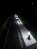 Kvadratinis sodo apšvietimo stulpas LedLux E27 45 cm juodas