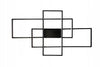 Pakabinamas LED šviestuvas SuperLED 8168 juodas 11700lm