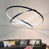 Pakabinamas šviestuvas SuperLED Ring 8168 juodas LED 11700lm