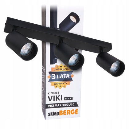 Halogeninis LED šviestuvas 3x GU10