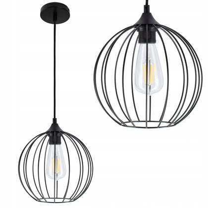 Pakabinamas šviestuvas Loft RETRO BLACK
