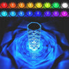 LED krištolo stalinė lempa RGB