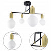 Pakabinamas šviestuvas Loft Edison aukso spalvos LED