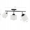 Lubinis šviestuvas LEDLUX E27 3x60W