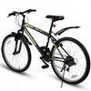 MTB dviratis MalTrack Quattro Yellow juodas 18