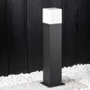 LED sodo šviestuvas - stulpelis 44cm New York + LED lemputė 10W E27