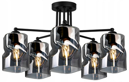 Pakabinamas šviestuvas Glimex Edison Kula E27 5x60W